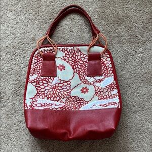 Tutela Bowling Bag in red mum
